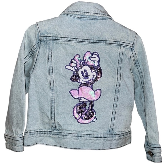 Disney Store Minnie Mouse Mystical Denim Jacket- Size 3 - Picture 6 of 12